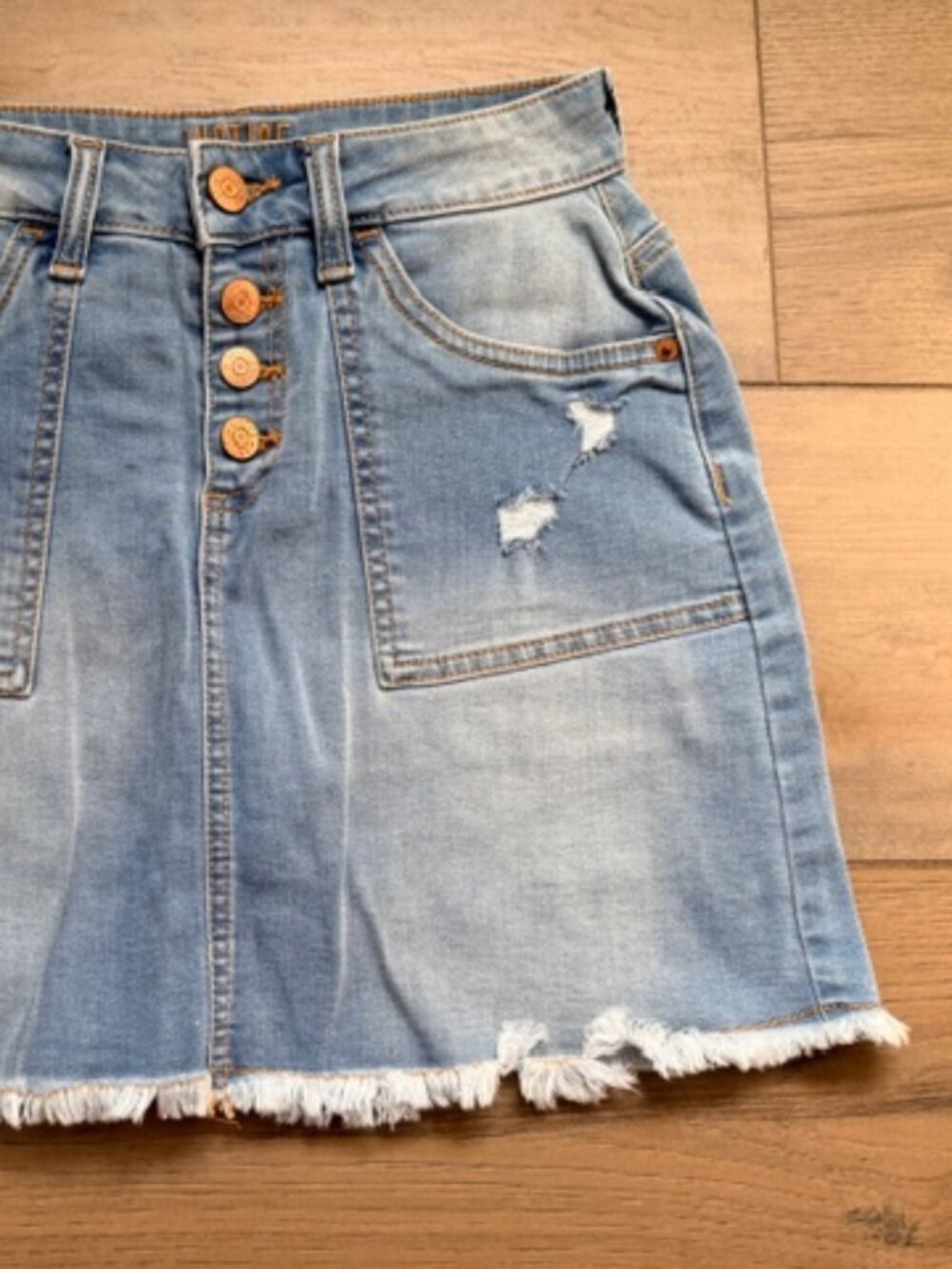 JUSTICE GIRLS JEAN SKORT